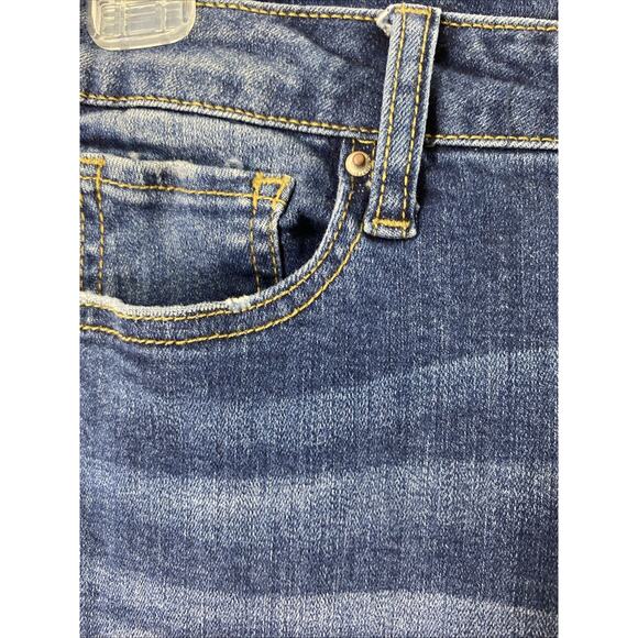 Special A Jeans Juniors Size 3 Skinny Medium Wash Denim Mid Rise Distress - Picture 13 of 13